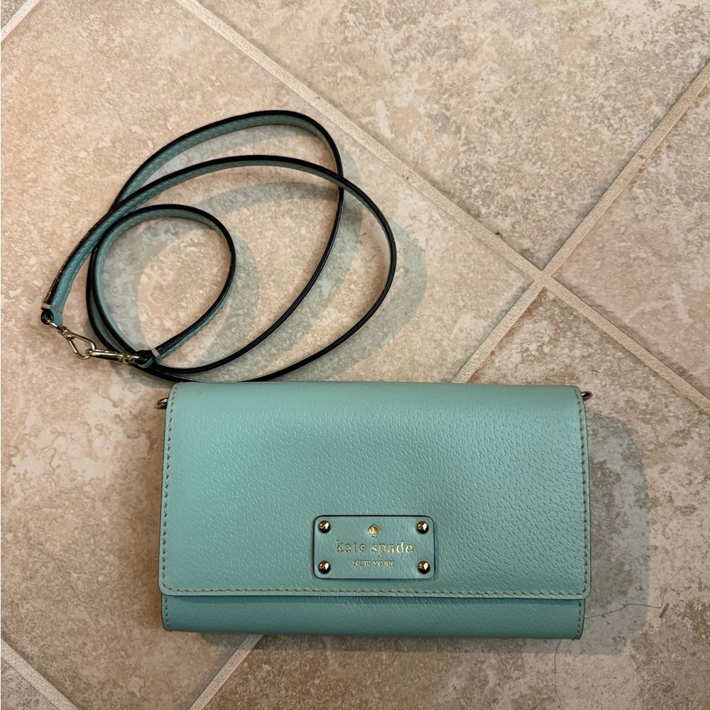 Kate Spade Light Teal Crossbody Bag